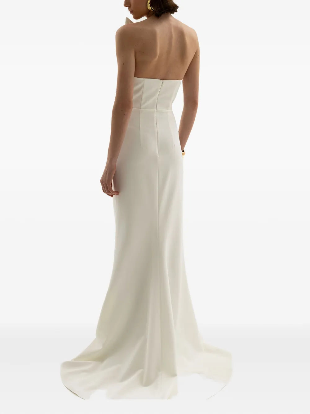 Moos Studio Asymmetric Neck Maxi Dress