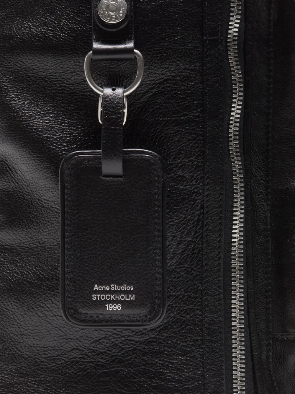 Acne Studios Camero Zip Fastening Leather Shoulder Bag