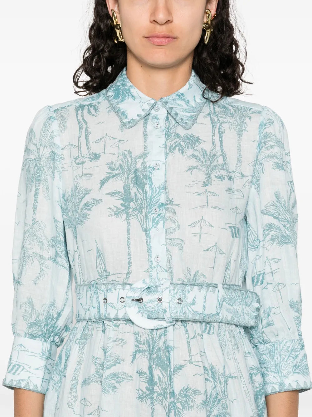 Mc2 Saint Barth Linen Mini Dress
