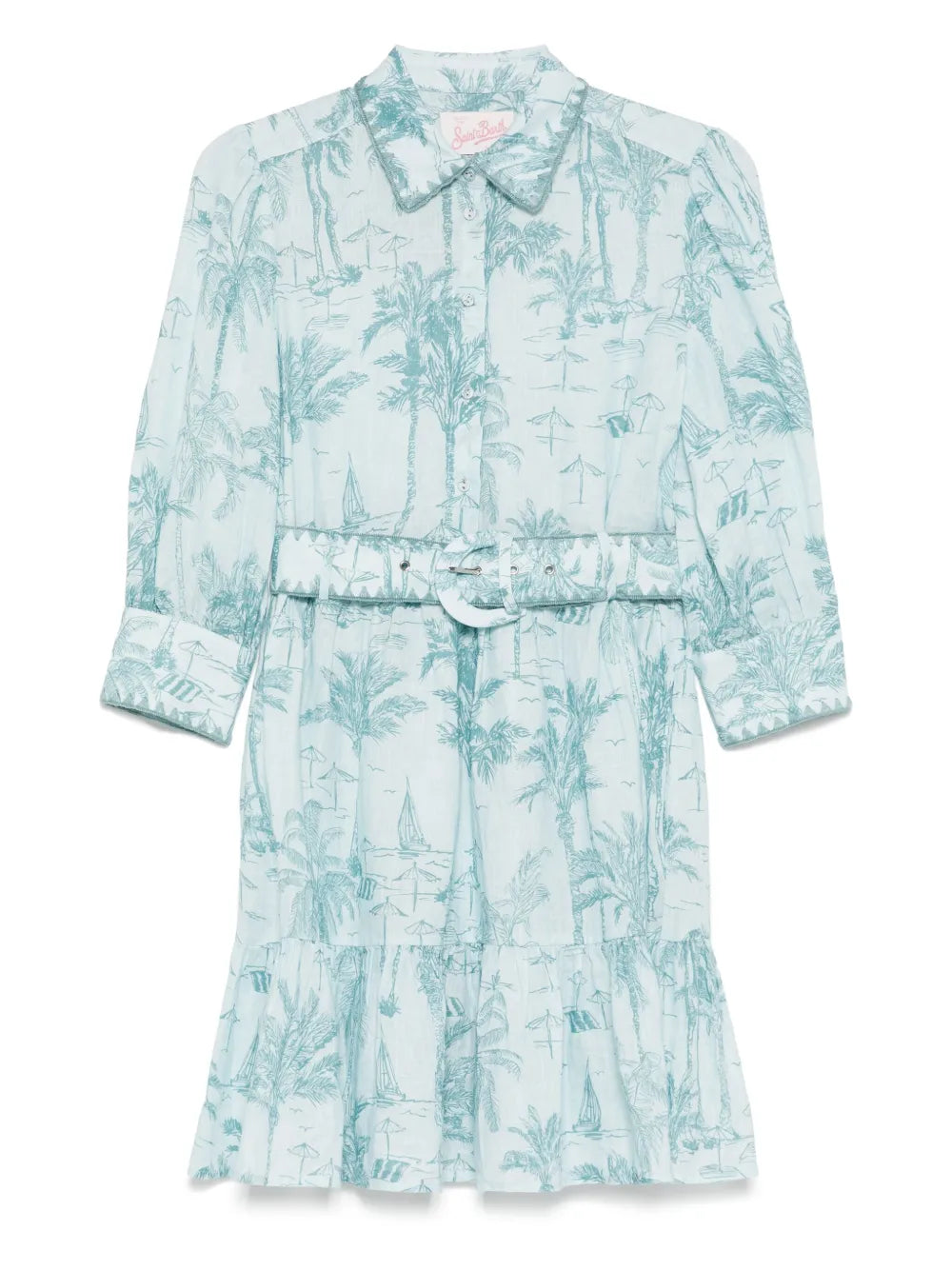Mc2 Saint Barth Linen Mini Dress