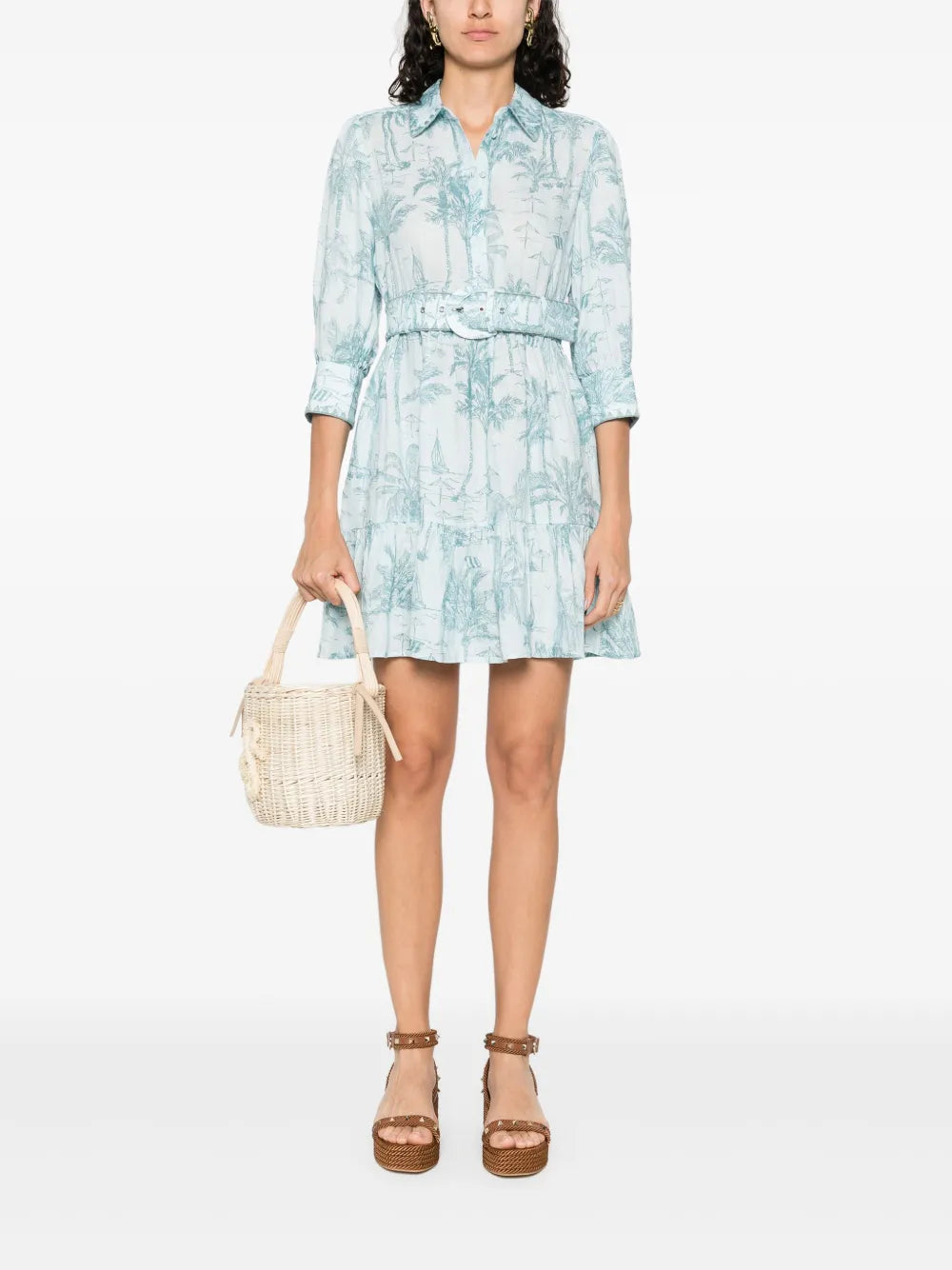 Mc2 Saint Barth Linen Mini Dress