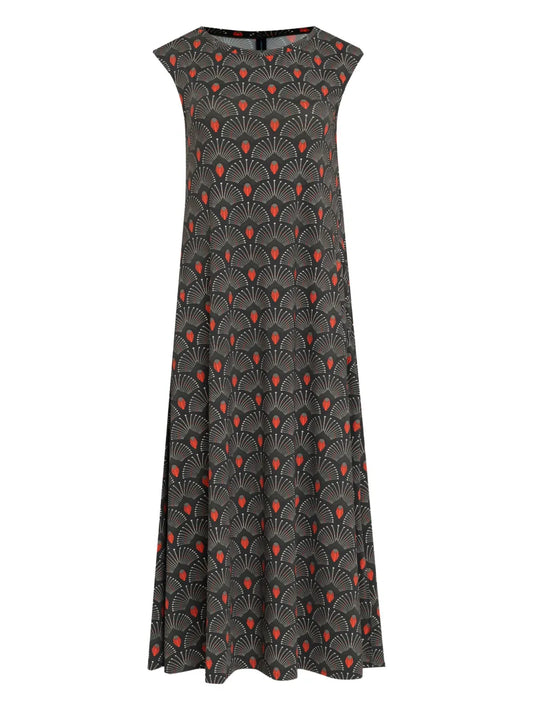 Lygia Nanny Floral Print Sleeveless Midi Dress