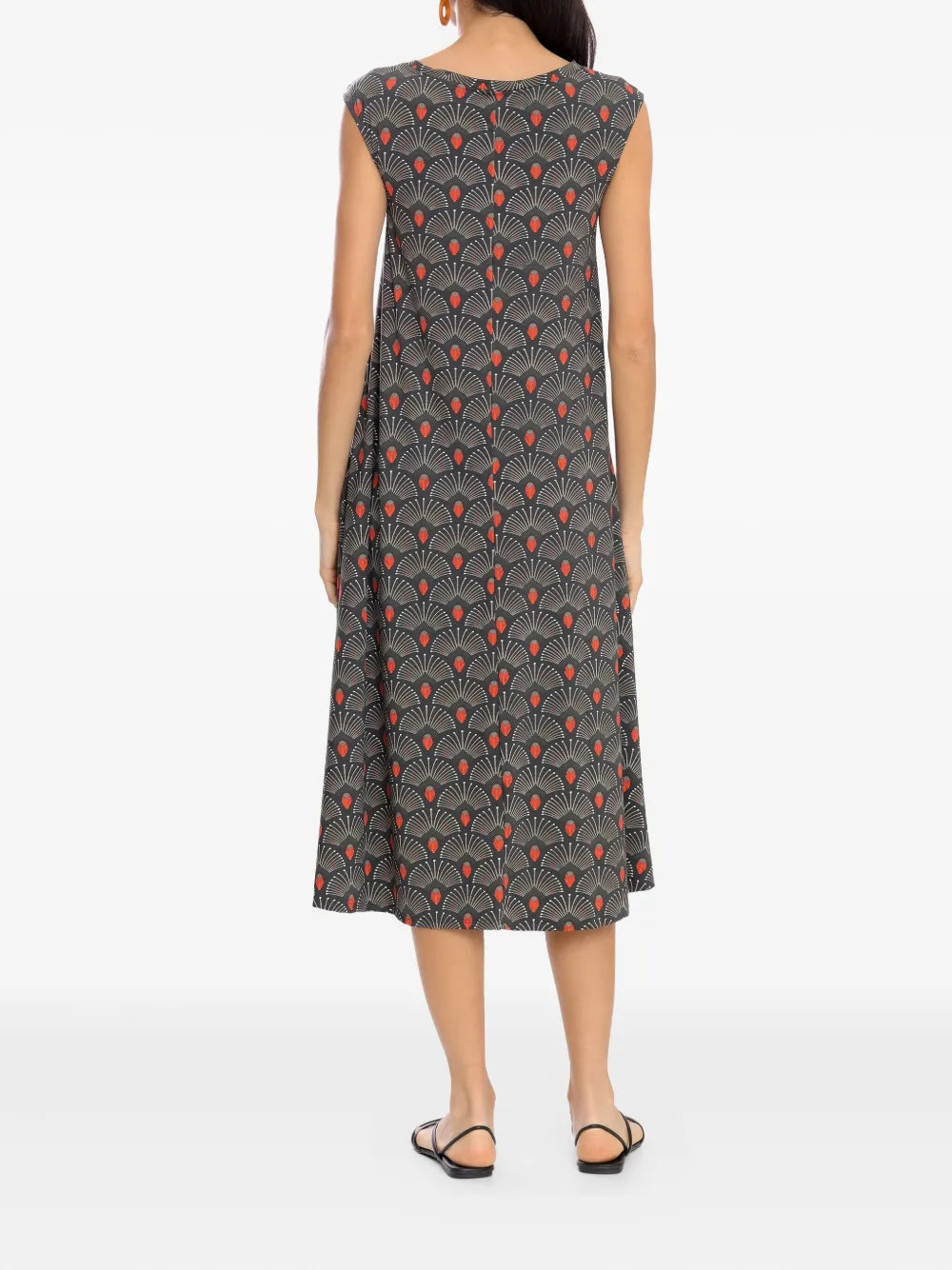 Lygia Nanny Floral Print Sleeveless Midi Dress