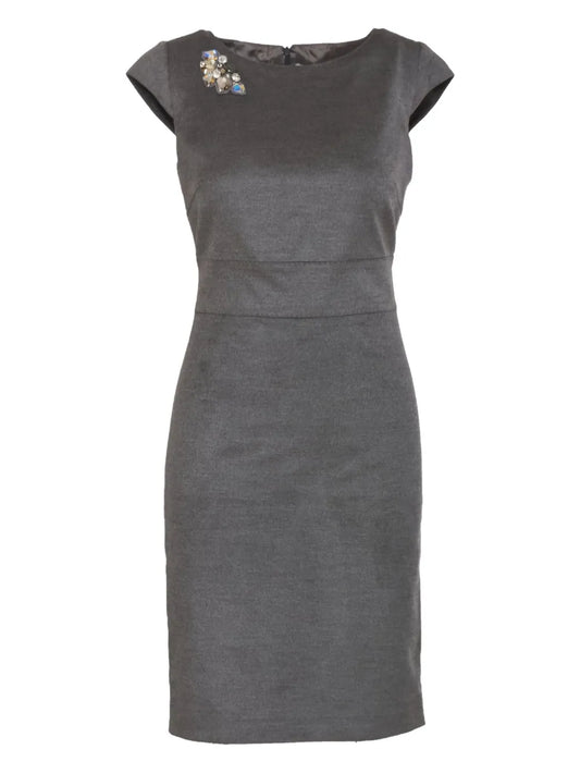 Blumarine Vintage Rhinestone Embellished Dress