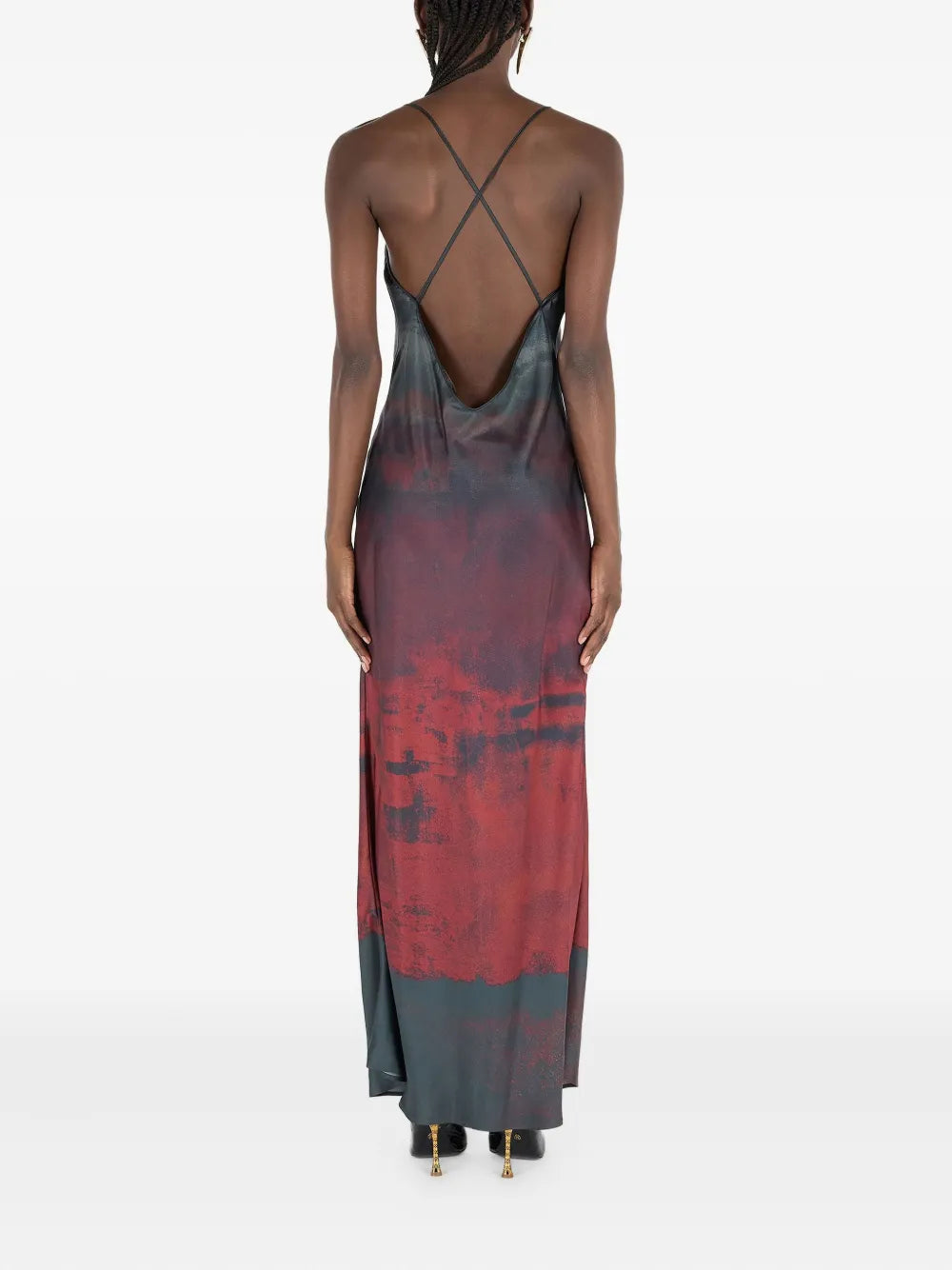 Roberto Cavalli Spaghetti Strap Dress