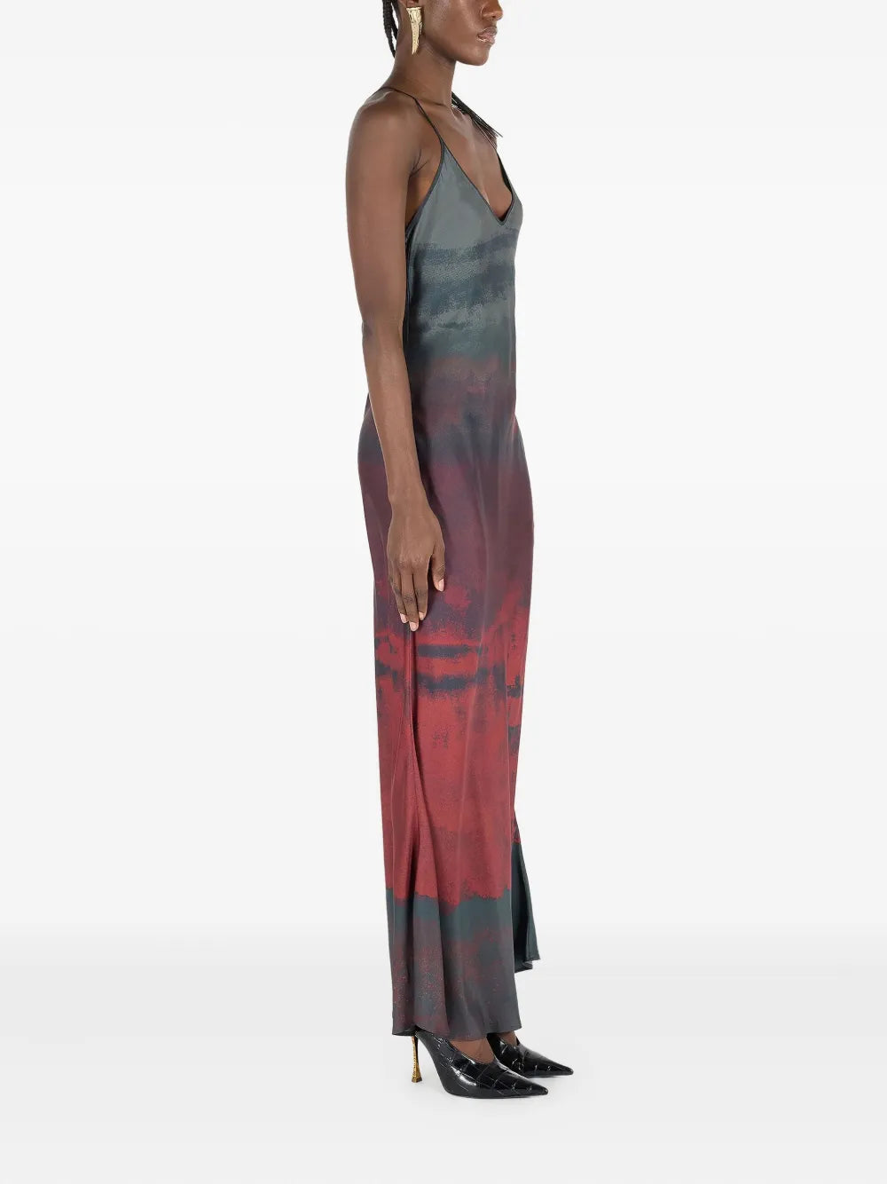 Roberto Cavalli Spaghetti Strap Dress