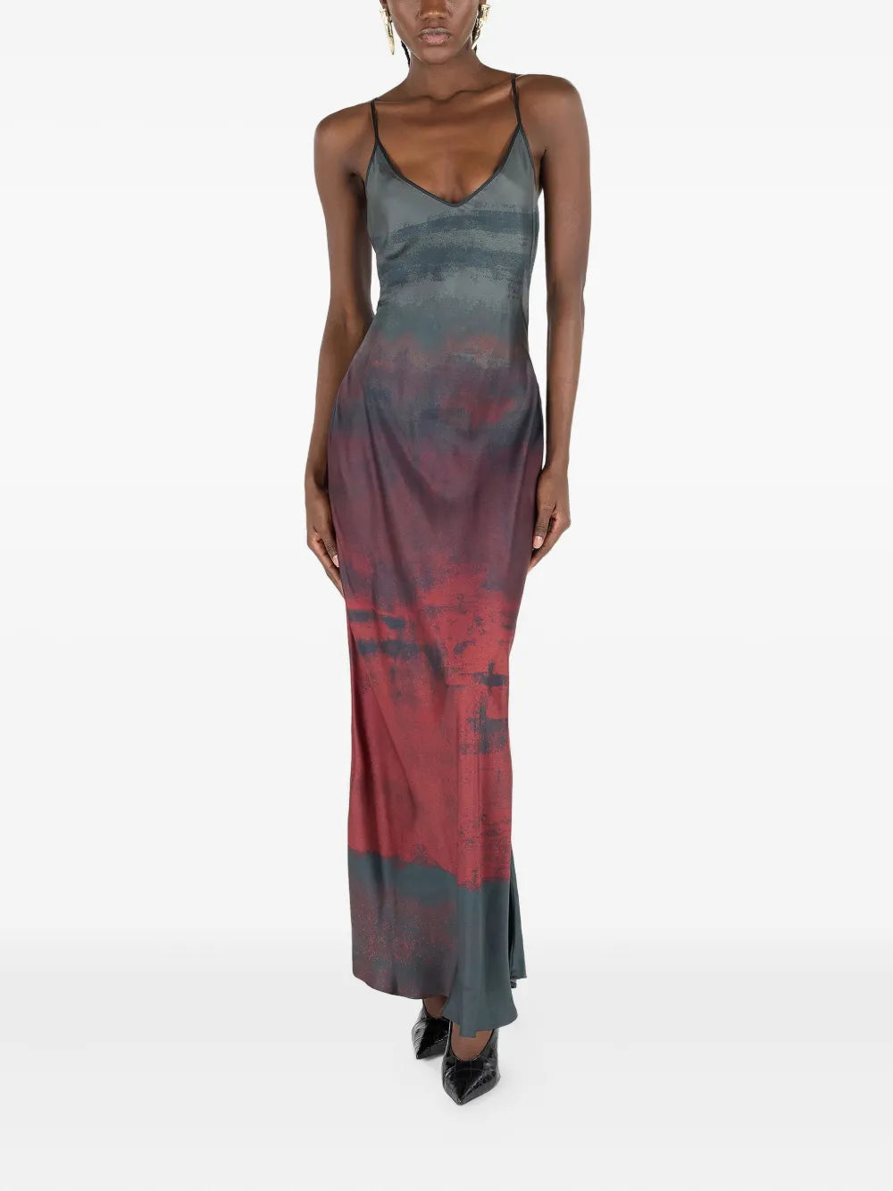 Roberto Cavalli Spaghetti Strap Dress