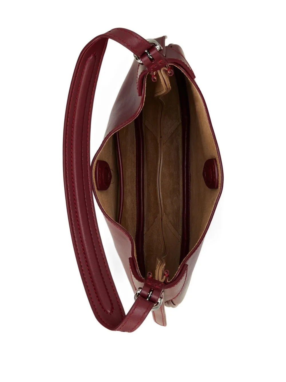 Polo Ralph Lauren Polo Id Curved Handle Leather Bag