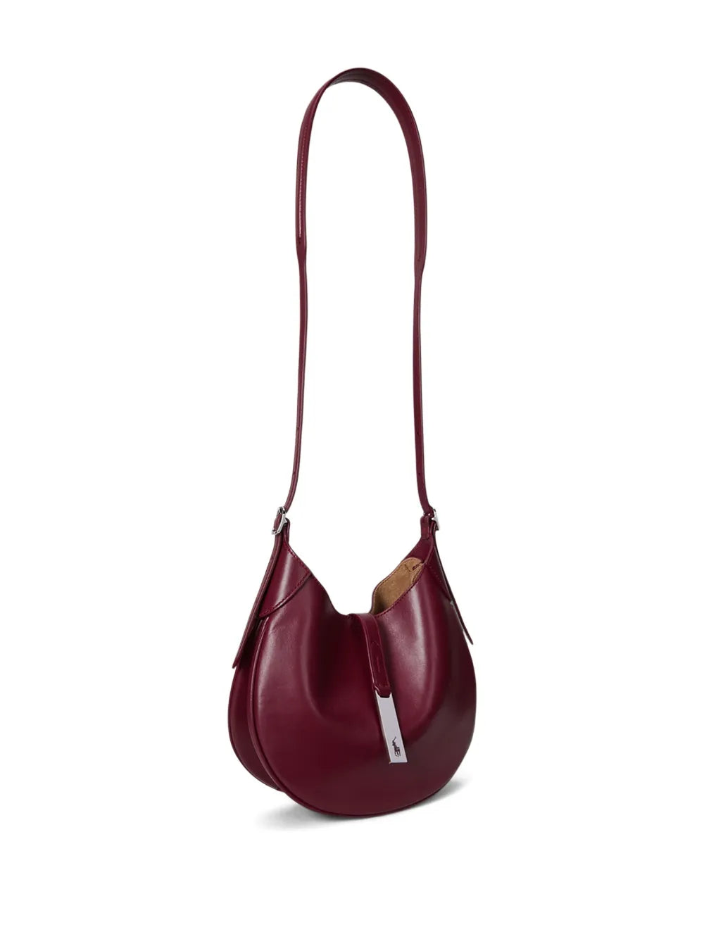 Polo Ralph Lauren Polo Id Curved Handle Leather Bag