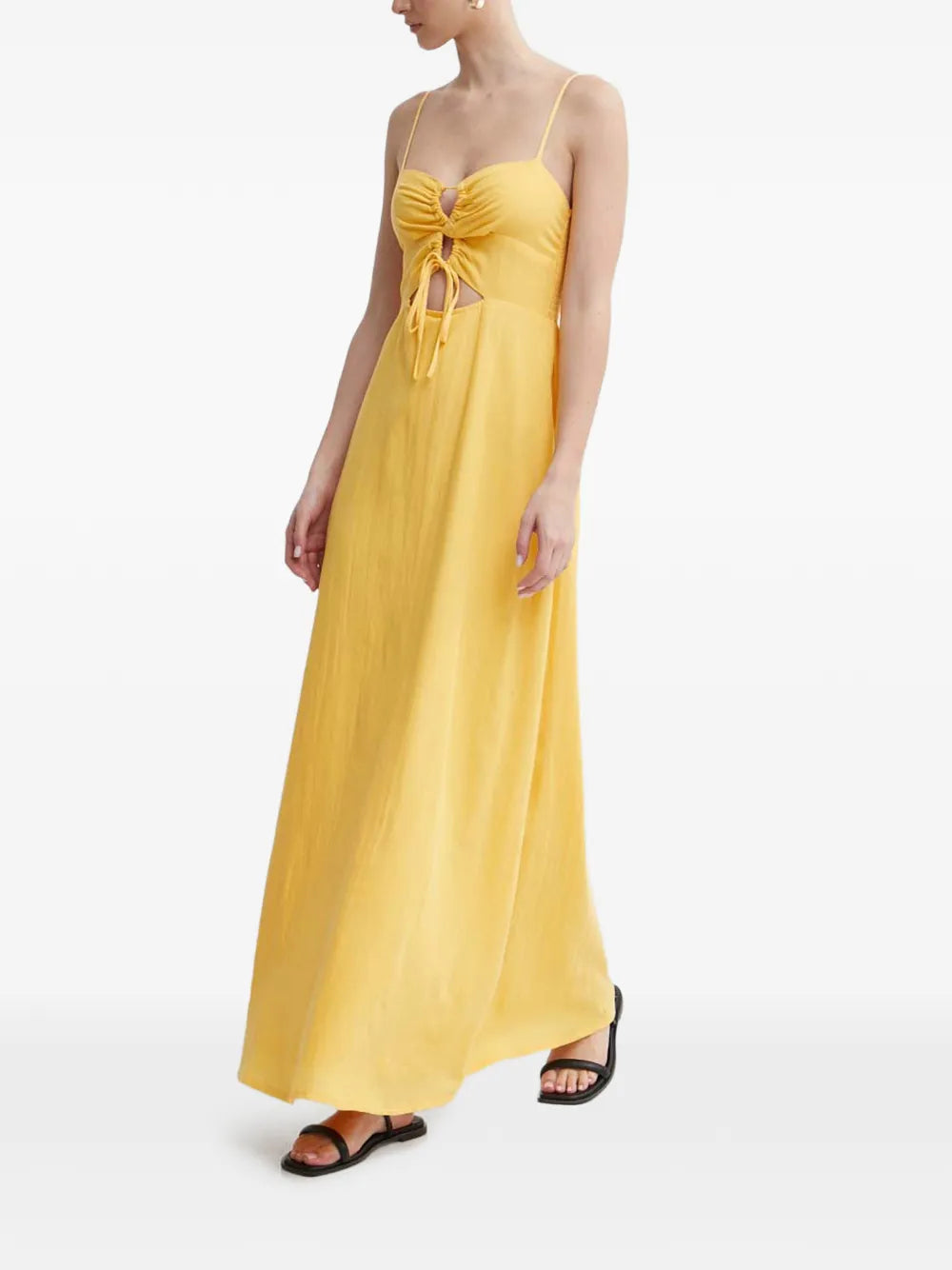 Billabong Cut Out Ruched Dress