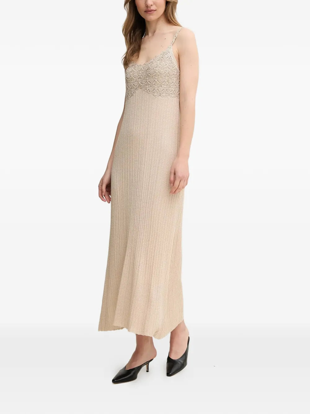 Hoss Intropia Embellished Strap Midi Dress