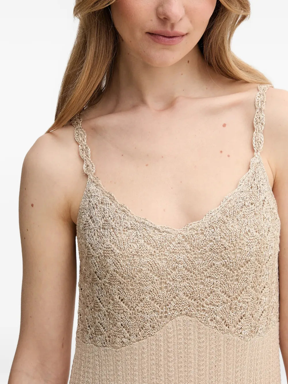 Hoss Intropia Embellished Strap Midi Dress