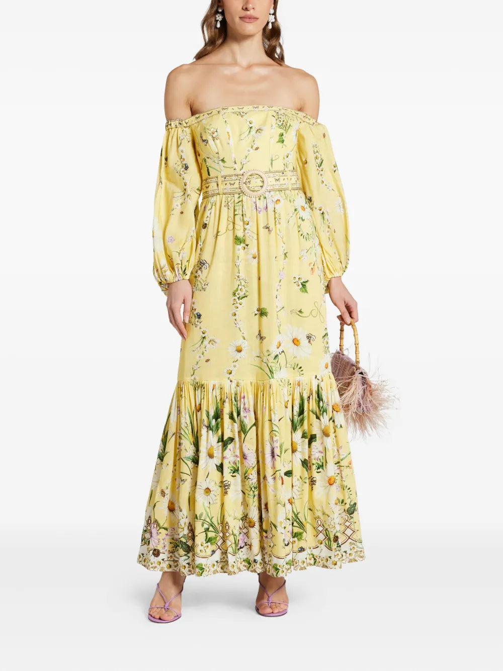Camilla Daisy Chains Corset Maxi Dress