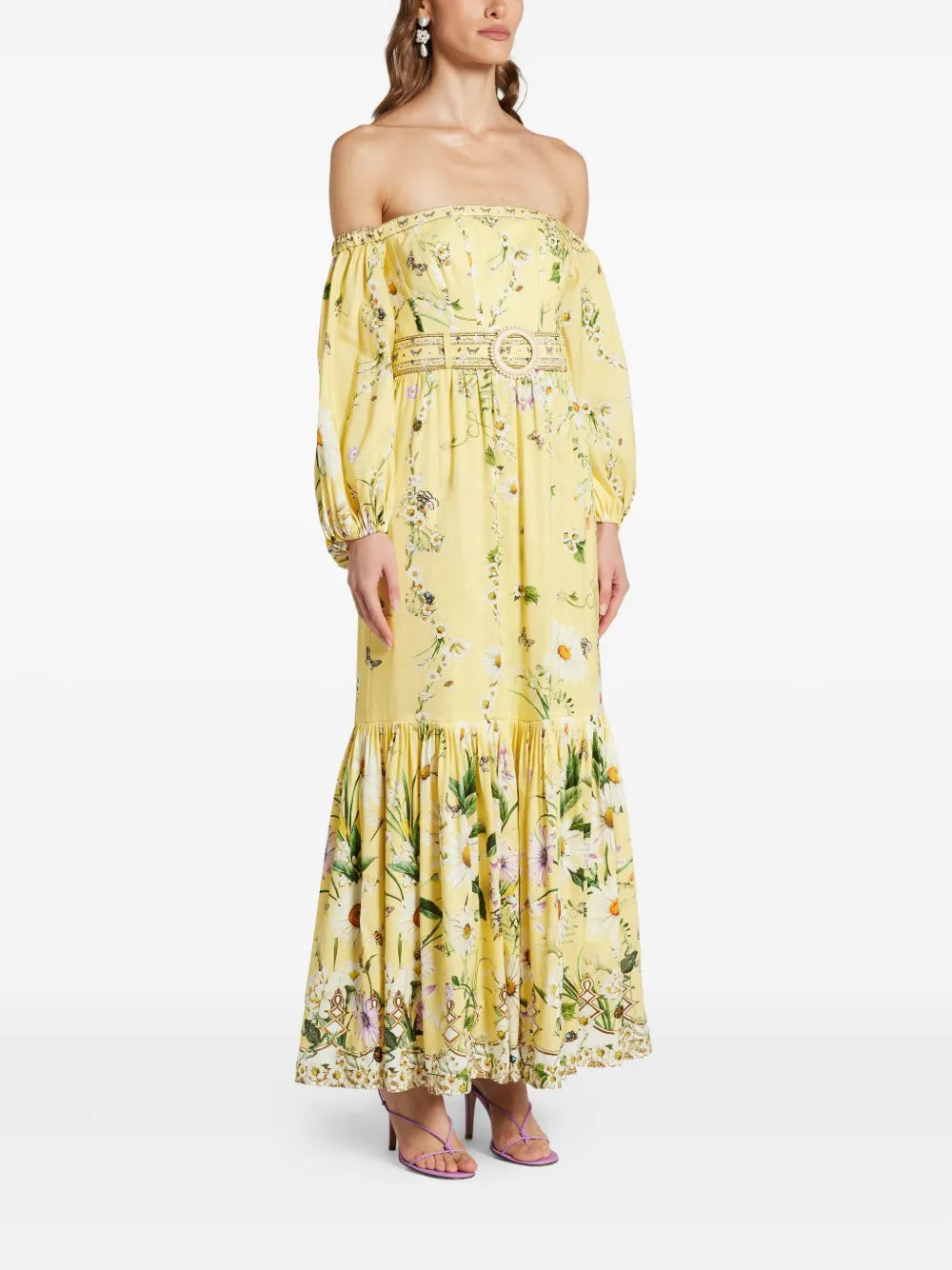 Camilla Daisy Chains Corset Maxi Dress