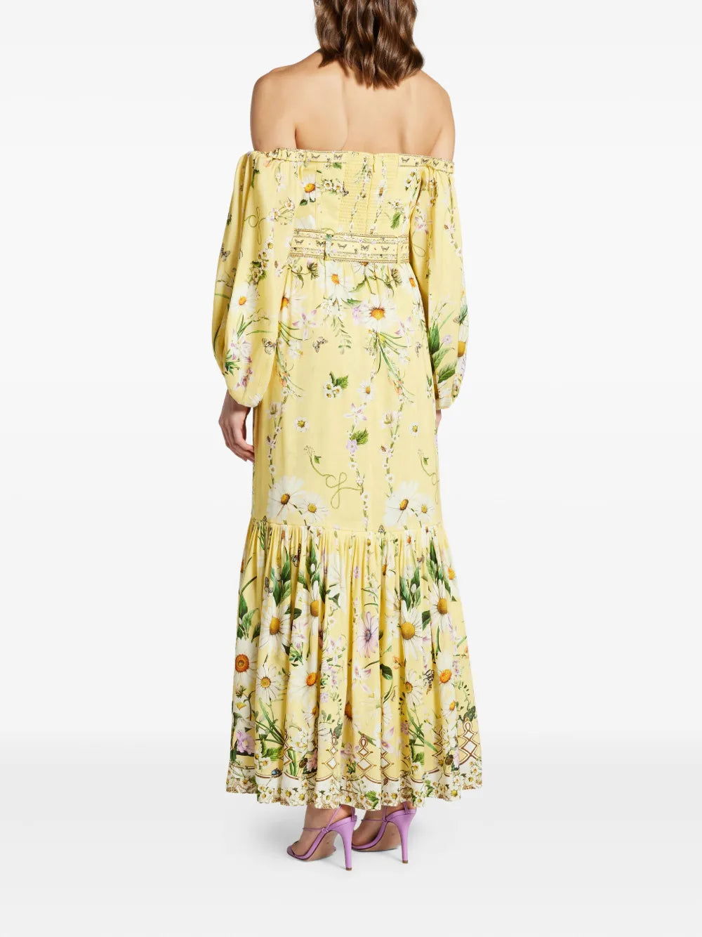 Camilla Daisy Chains Corset Maxi Dress