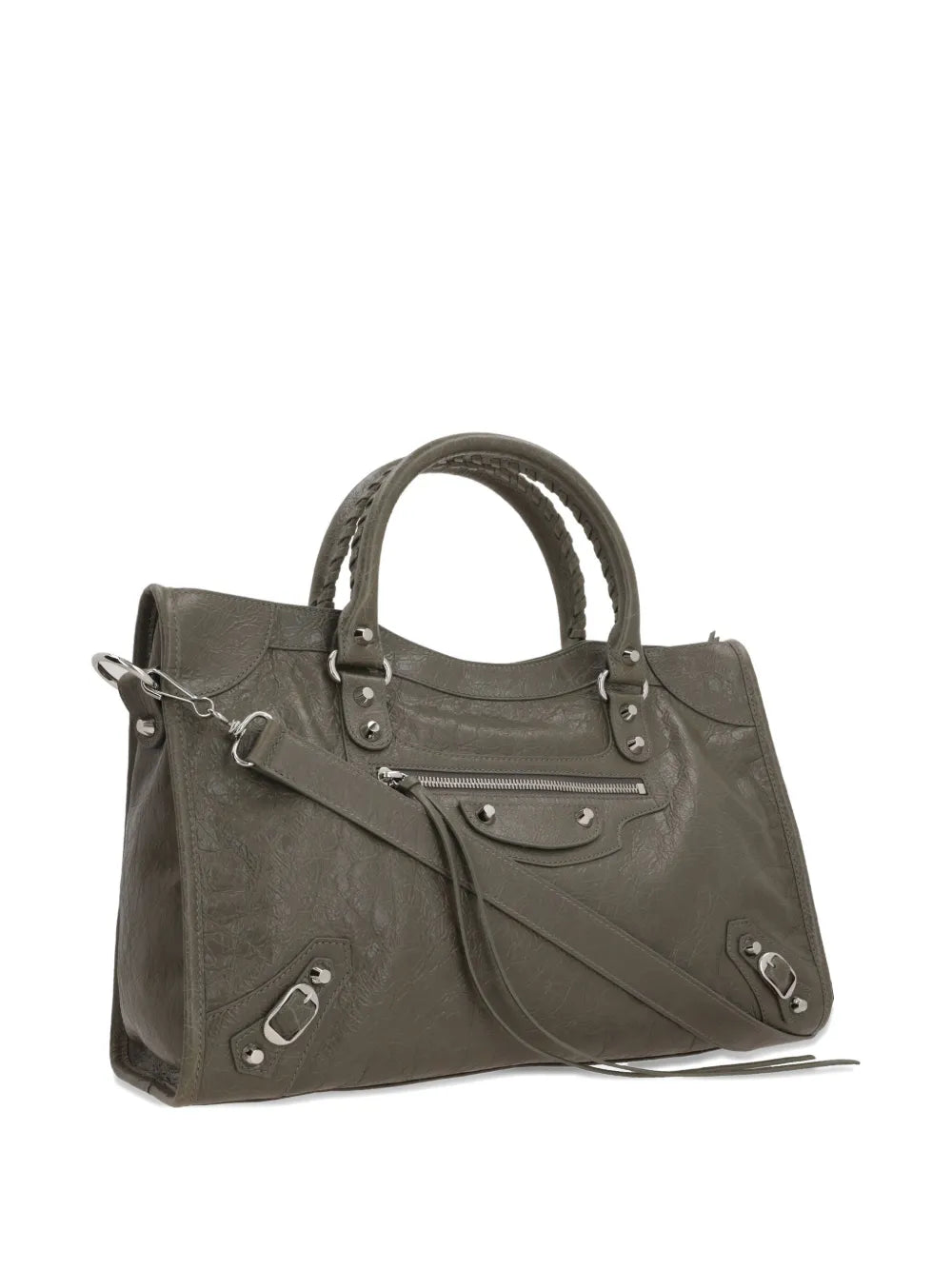Balenciaga Medium Le City Leather Shoulder Bag