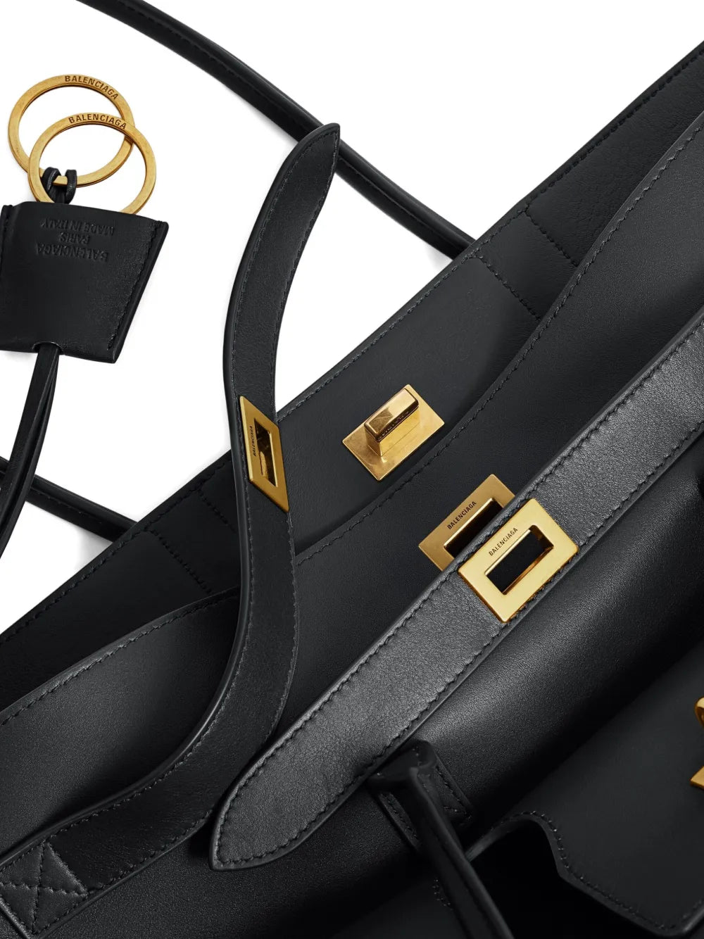 Balenciaga Medium Bel Air Leather Shoulder Bag