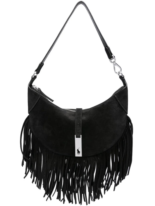 Polo Ralph Lauren Fringed Suede Shoulder Bag