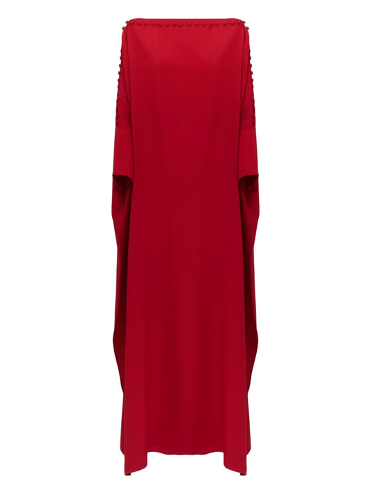 Taller Marmo Pom Pom Detail Maxi Dress
