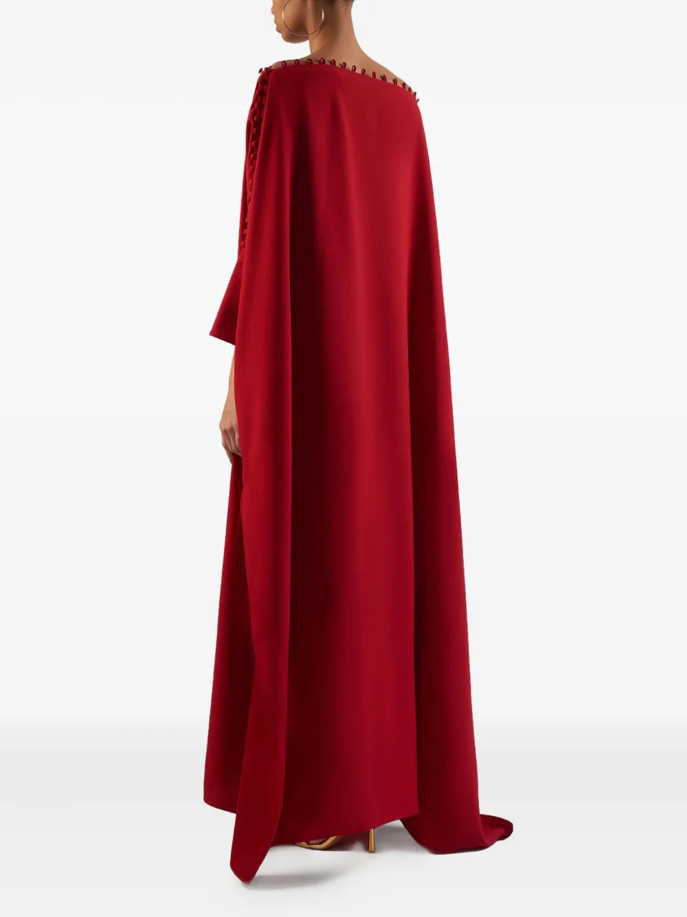 Taller Marmo Pom Pom Detail Maxi Dress