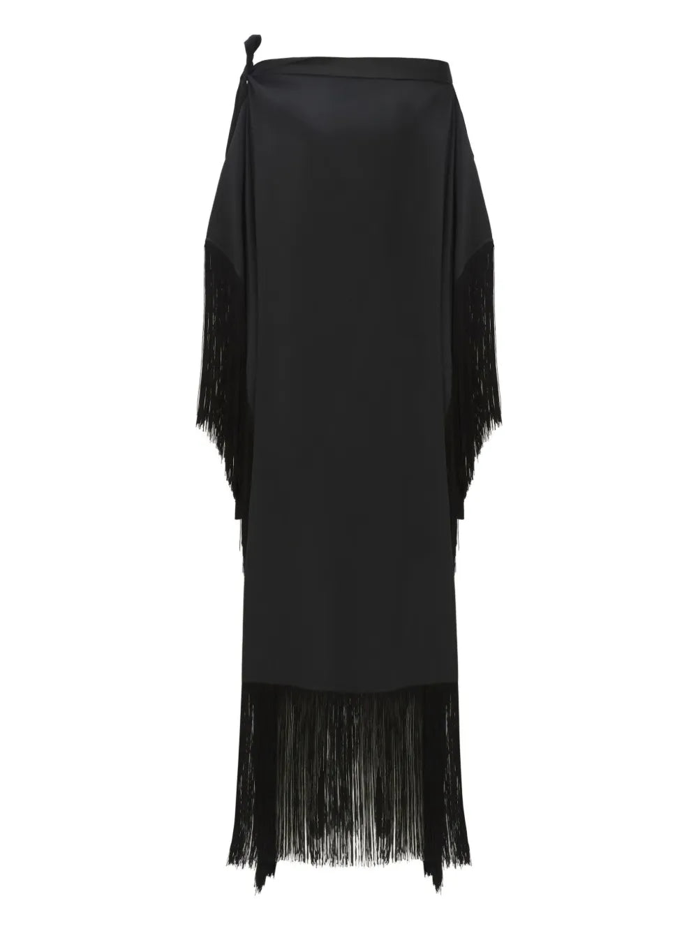 Taller Marmo Aarons Off Shoulder Fringed Midi Dress