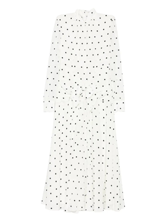Alessandra Rich Polka Dot Dress