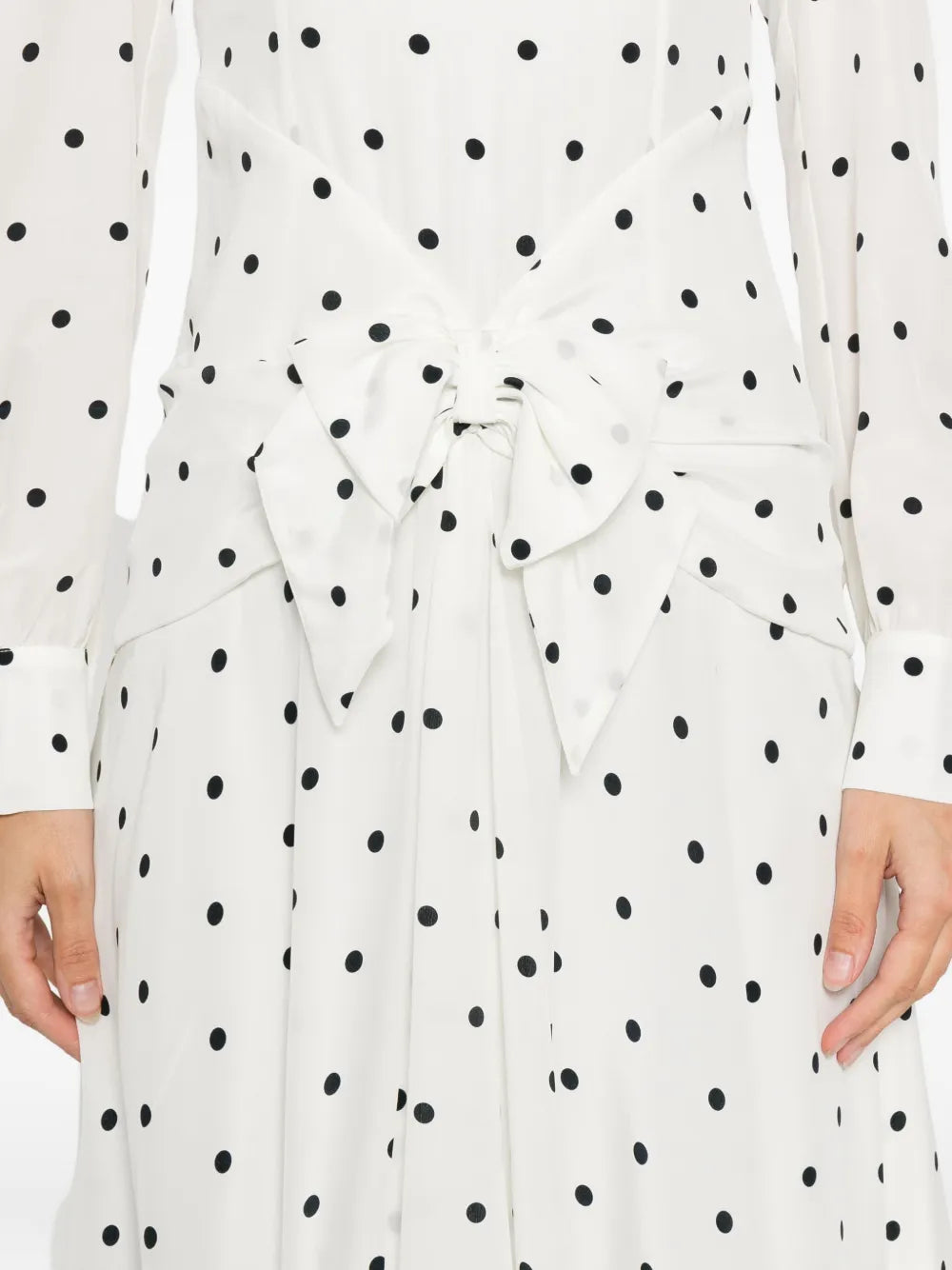 Alessandra Rich Polka Dot Dress