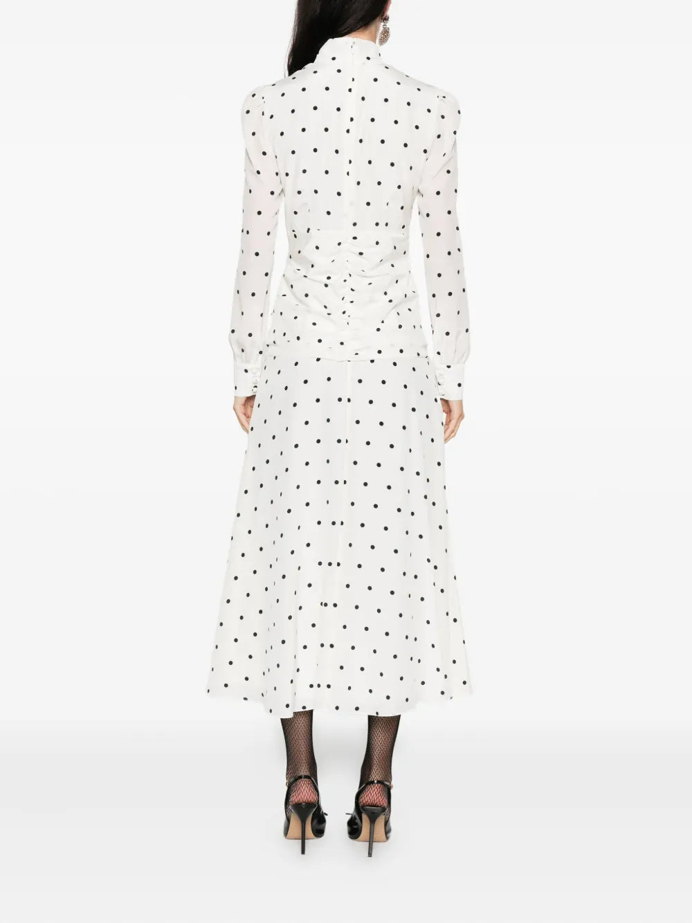 Alessandra Rich Polka Dot Dress