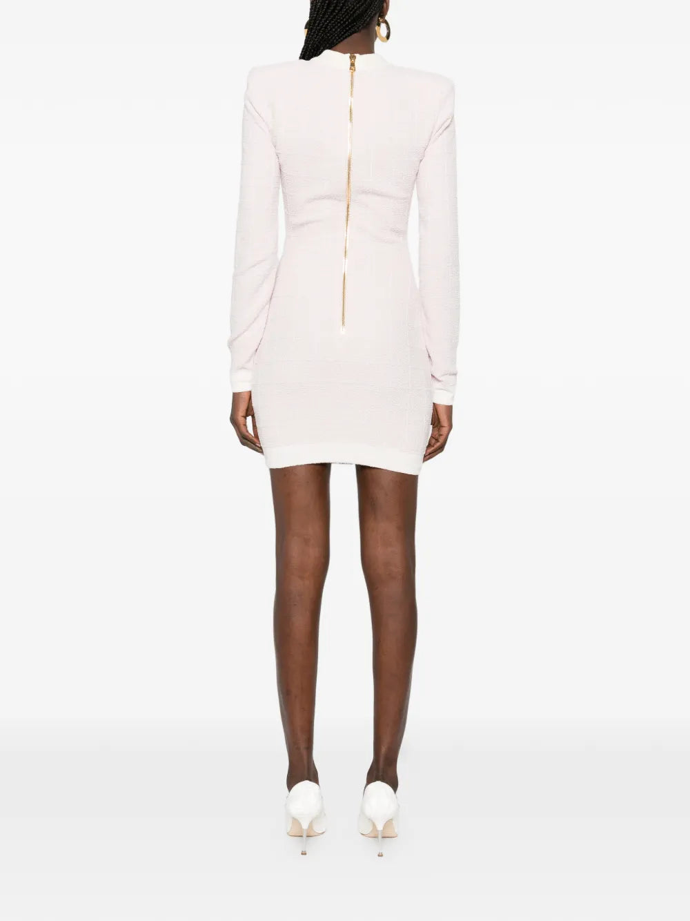 Balmain Buttoned Mini Dress