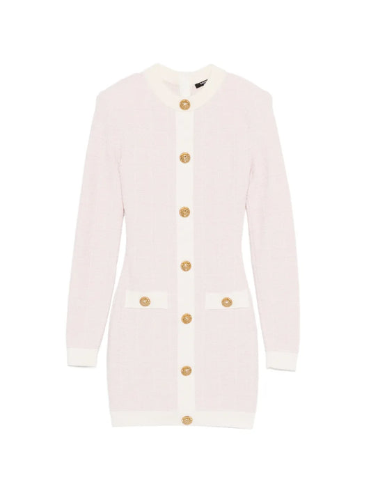 Balmain Buttoned Mini Dress