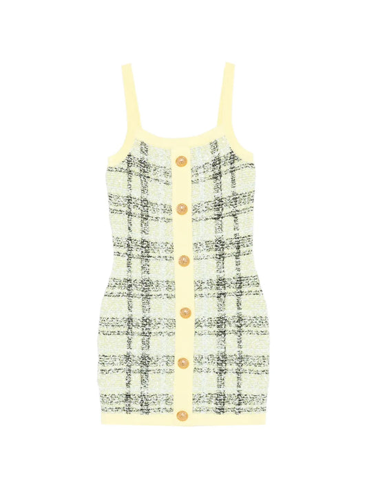 Balmain Buttoned Mini Dress