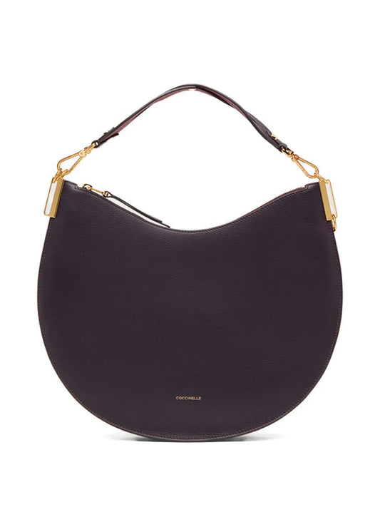 Coccinelle Large Sunup Leather Shoulder Bag