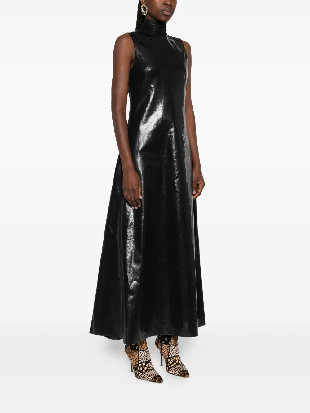 Alexander Wang Turtleneck Sleeveless Maxi Dress