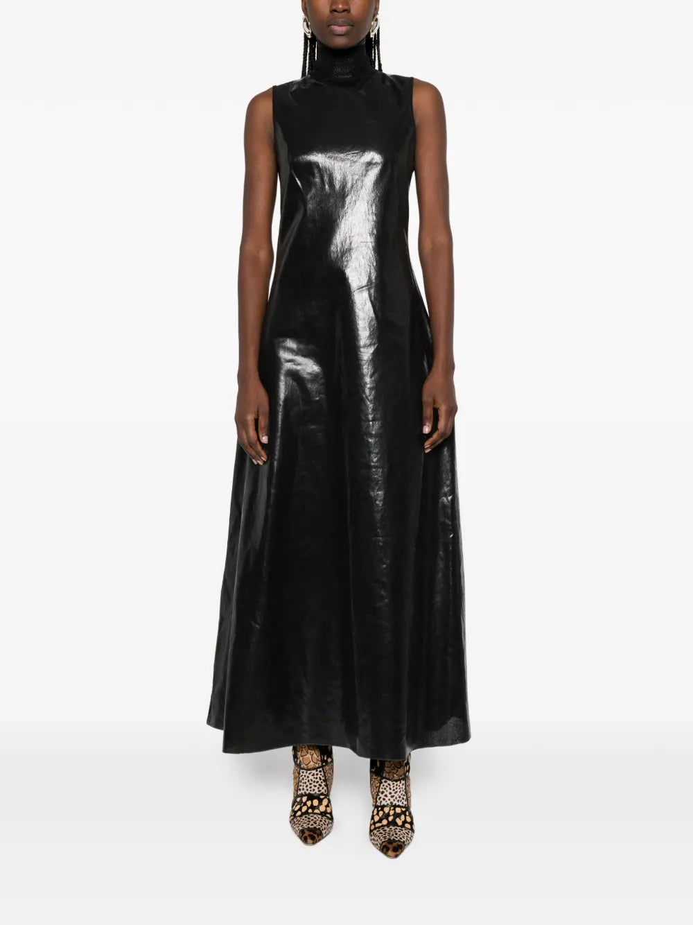 Alexander Wang Turtleneck Sleeveless Maxi Dress