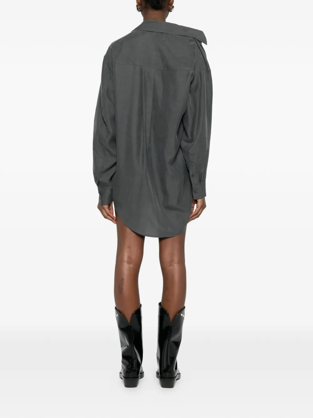 Alexander Wang Pre Styled Off Shoulder Shirt Dress