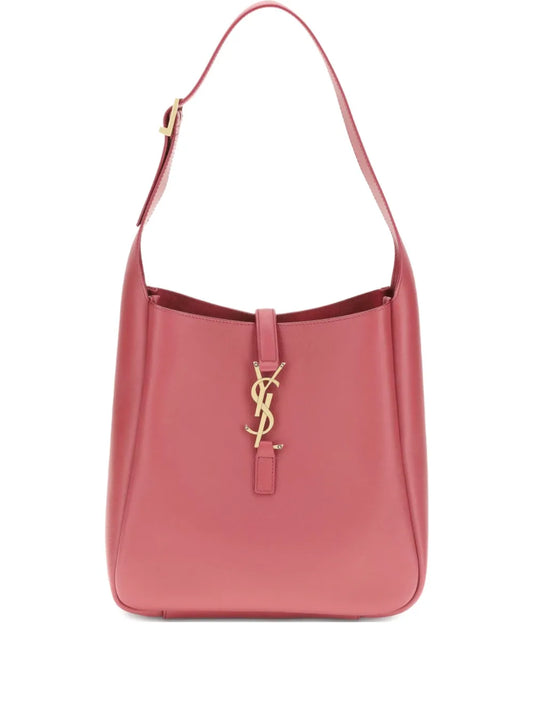 Saint Laurent Leather Ysl Logo Shoulder Bag