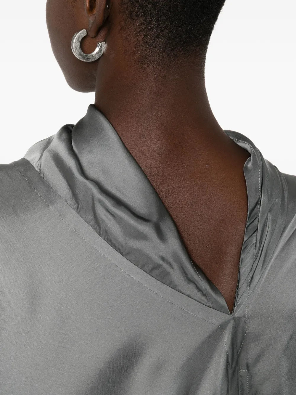 Rick Owens Draped Cowl Neck Dress