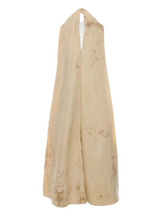 Uma Wang Aloe Open Back Midi Dress