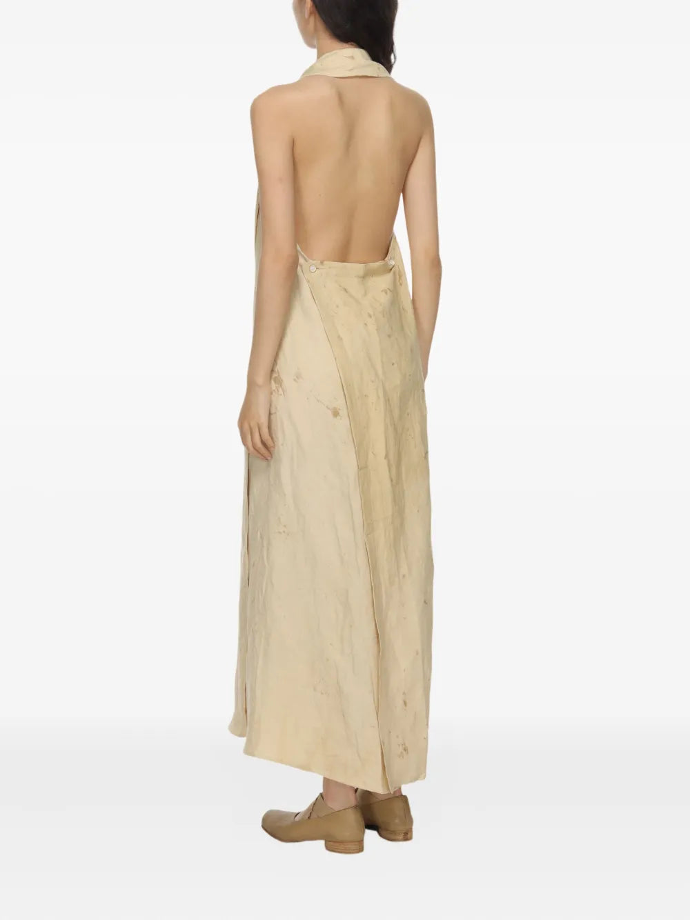 Uma Wang Aloe Open Back Midi Dress