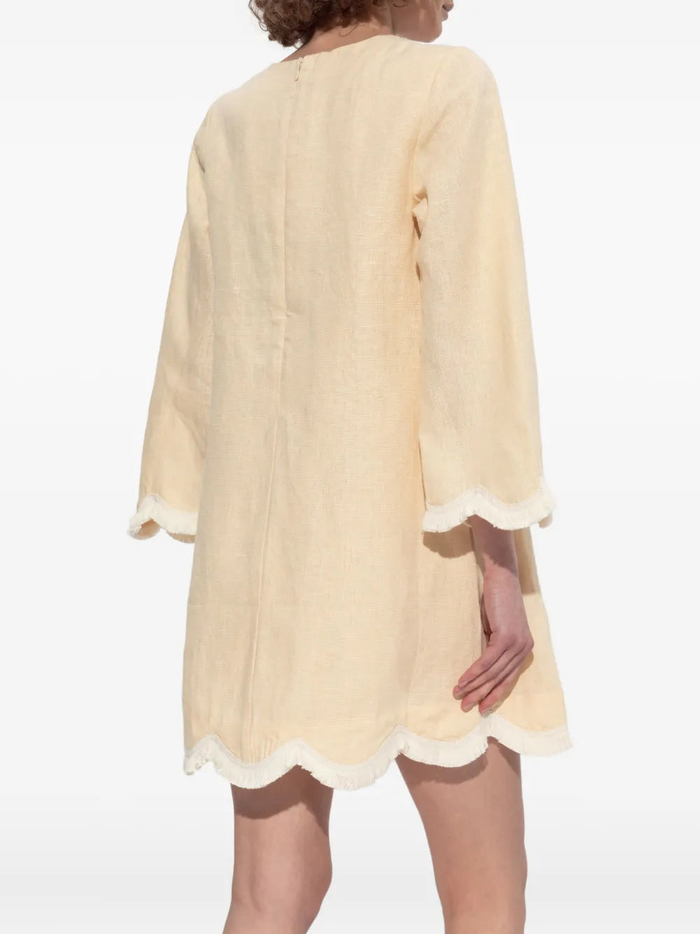 Posse Essie Scalloped Hem Linen Dress
