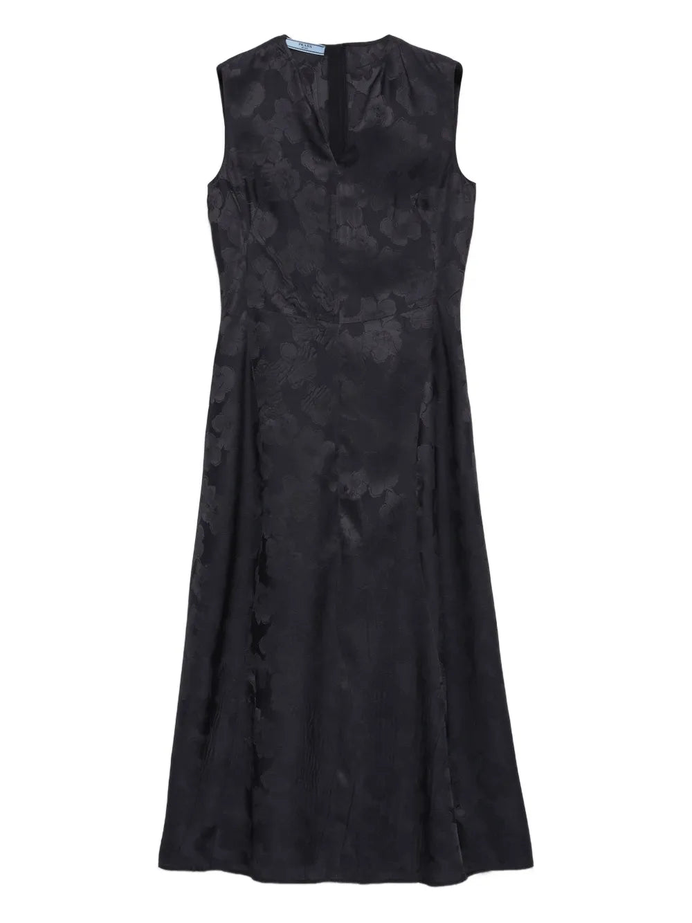 Prada Floral Jacquard Midi Dress