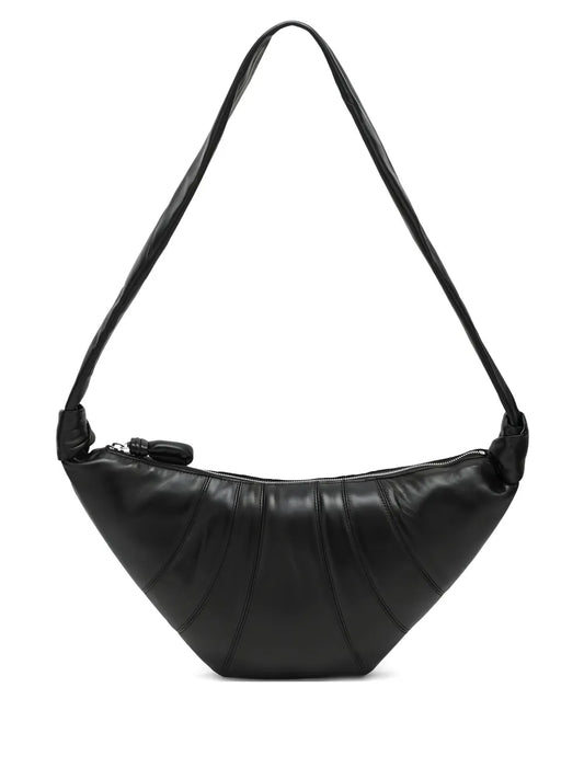 Lemaire Medium Croissant Leather Shoulder Bag