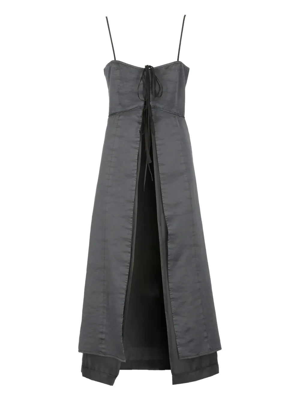 Mm6 Maison Margiela Lace Up Flared Dress