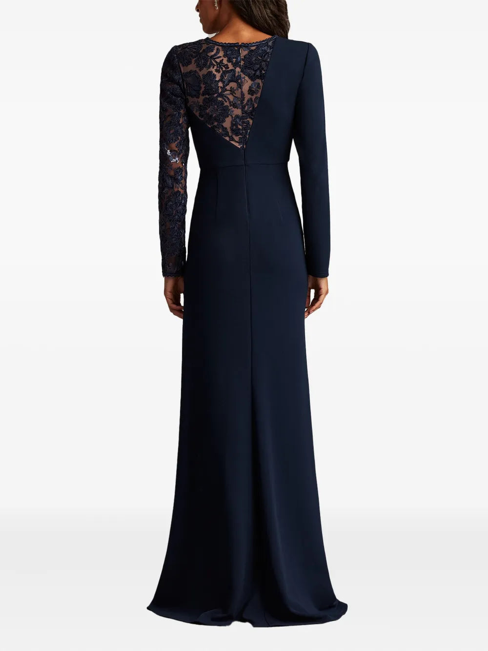 Tadashi Shoji Floral Lace Maxi Dress