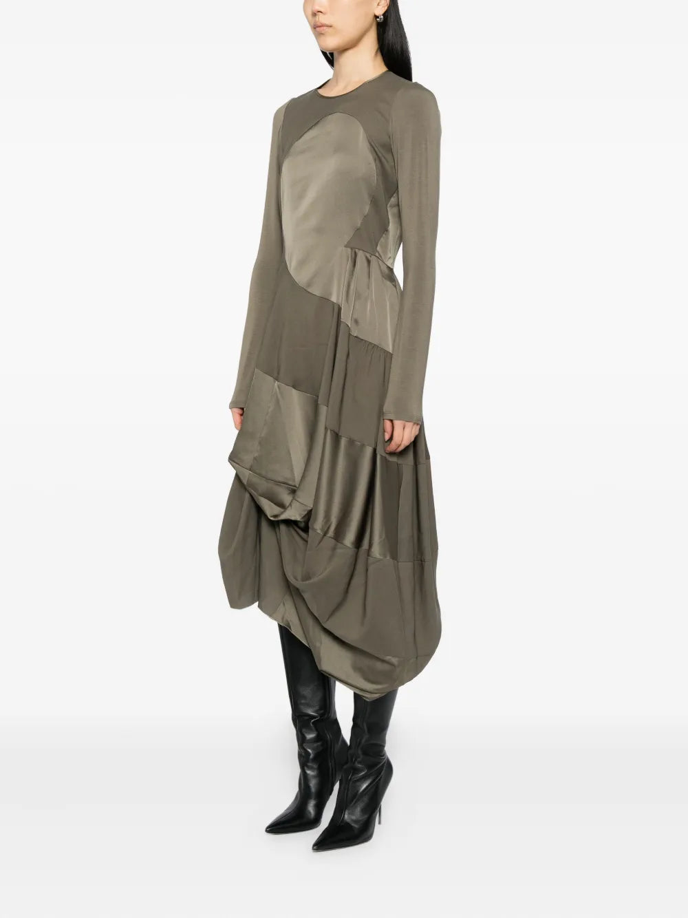 High Placid Gather Hem Dress