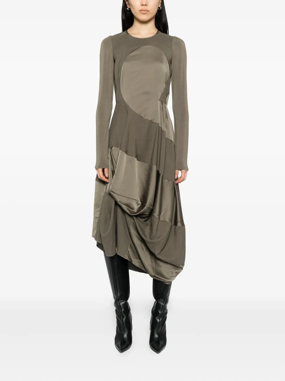 High Placid Gather Hem Dress