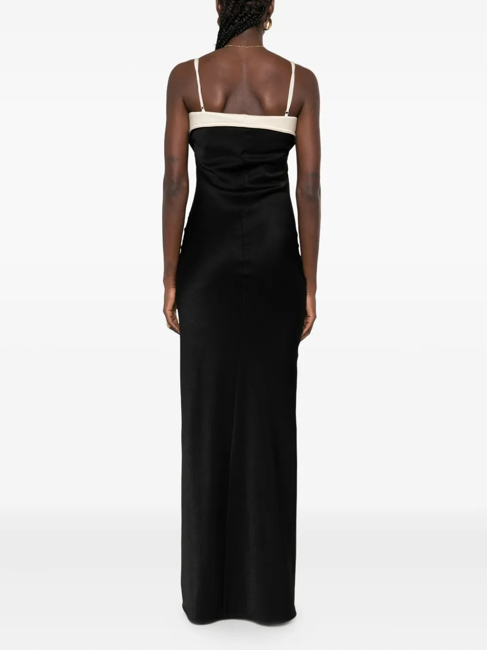 Nanushka Folded Neckline Maxi Dress