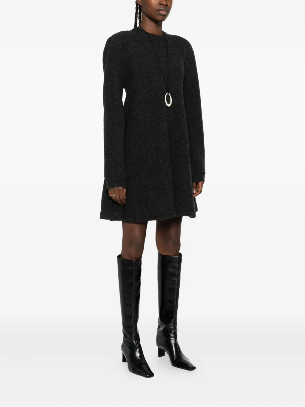 Nanushka A Line Knitted Mini Dress