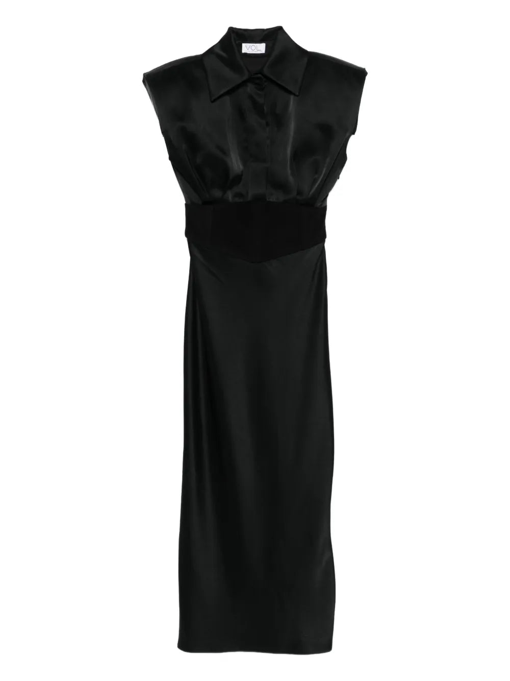 Vestiaire Dun Oiseau Libre Corset Wool Dress