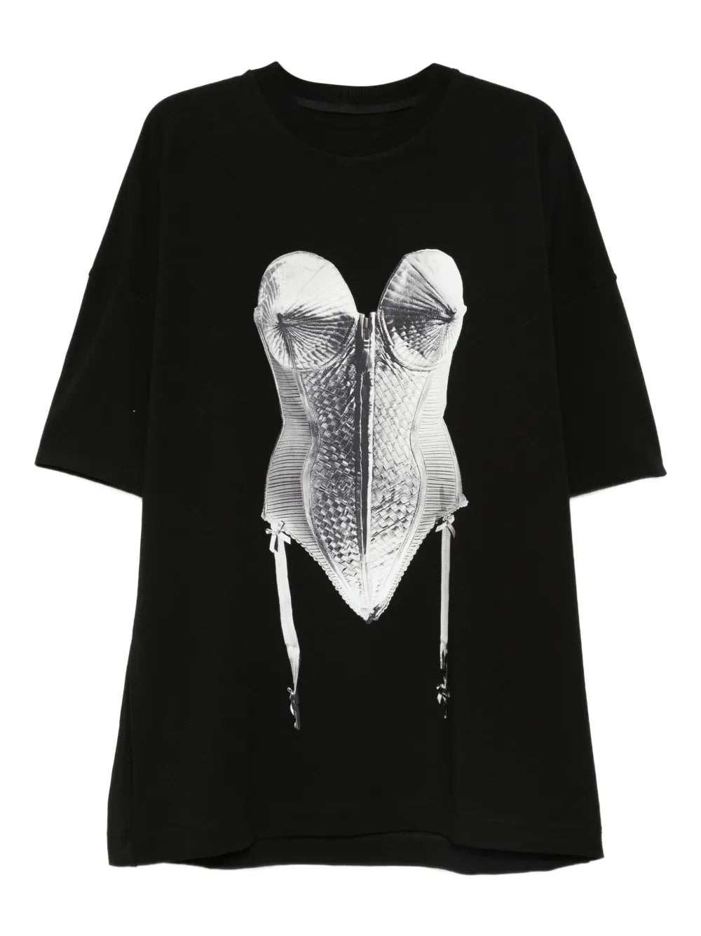 Hamza Madona Printed T Shirt Mini Dress